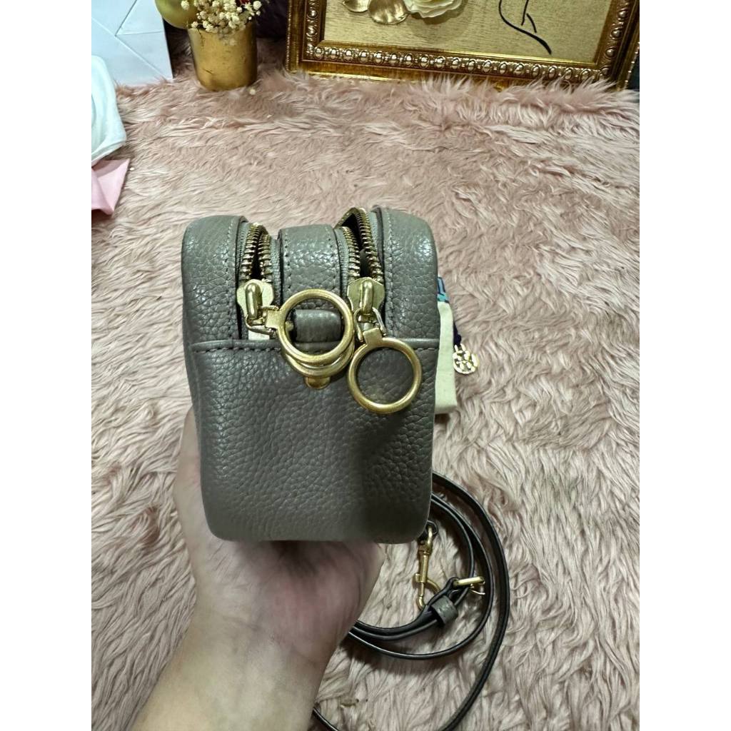 ORIG Preloved TB Perry Bombe Mini Bag Gray