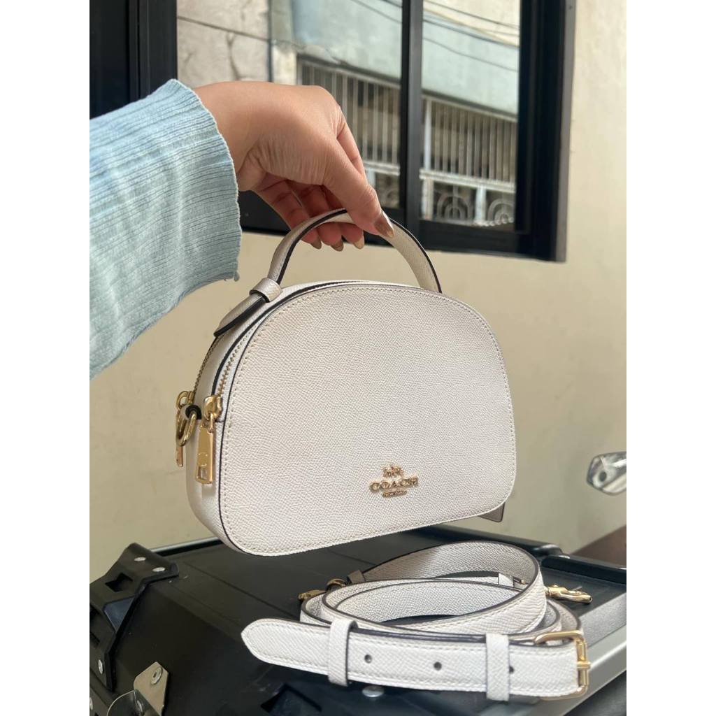 ORIG Preloved CCH RARE Serena Satchel White Chalk Bag