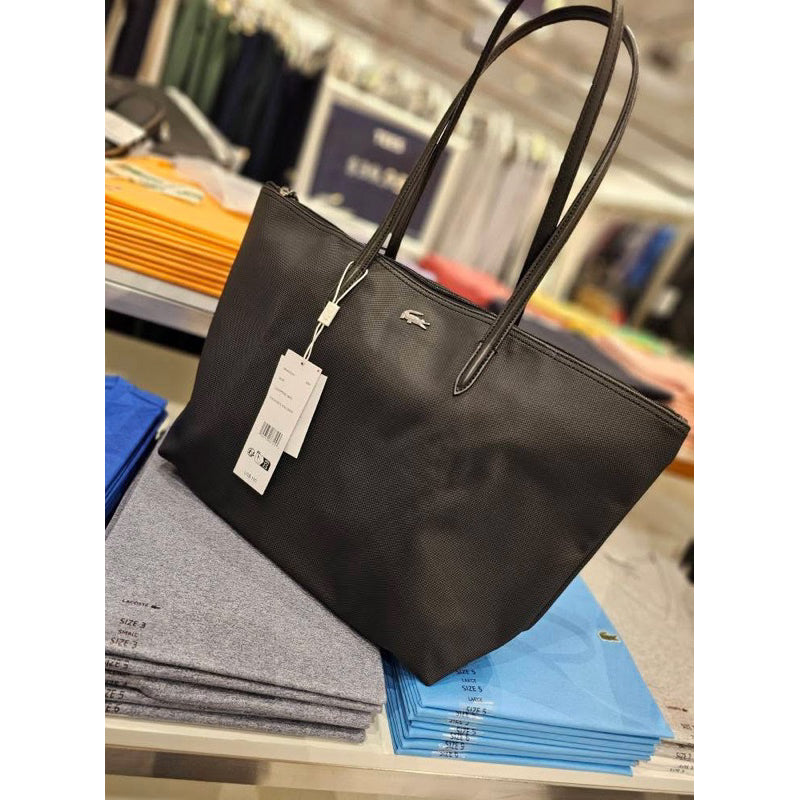 ORIG & IMPORTED Black LCT Concept Zip Tote Bag Small & Large