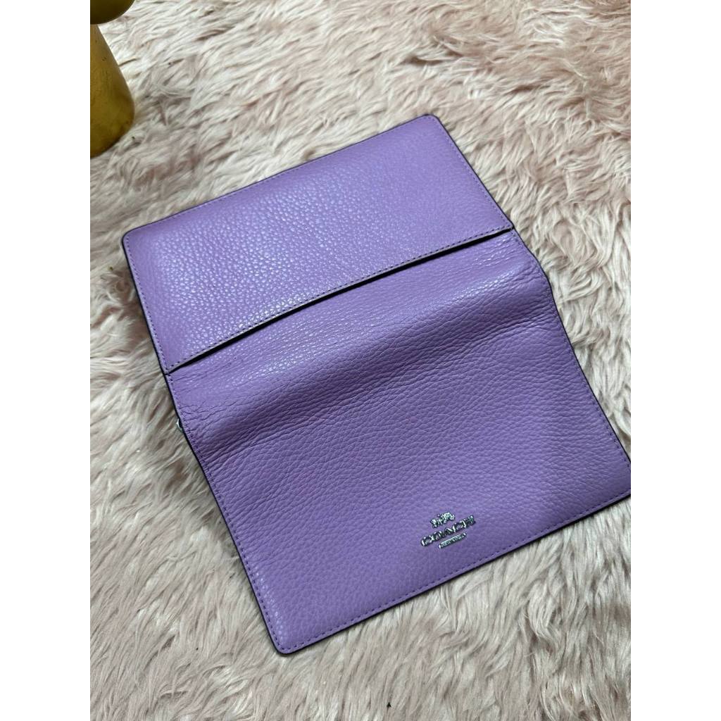 ORIG Preloved CCH Anna Foldover Clutch Crossbody Small Purple Lilac Bag