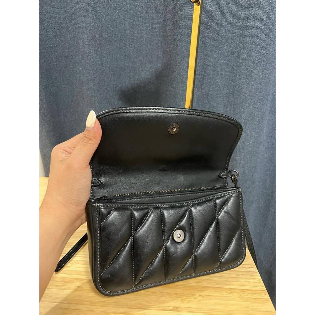 ORIG Preloved CCH Retail Hayden Crossbody With Quilting Black Bag