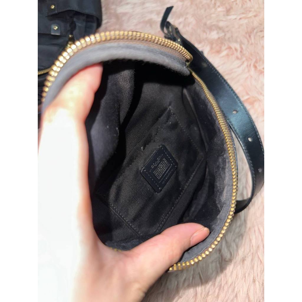 ORIG Preloved CCH Brown Belt Bag In Signature Canvas
