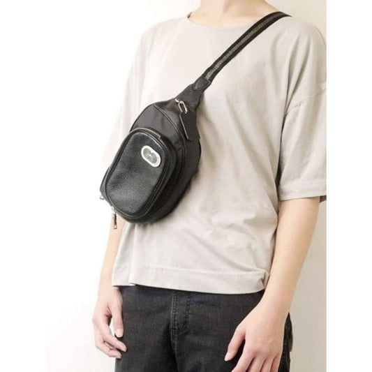 ORIG Preloved CCH Court Belt Black Green Bag Nylon