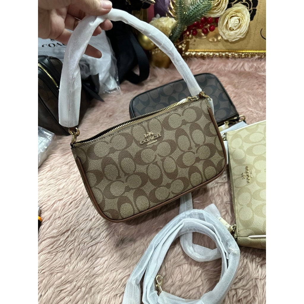 ORIG & IMPORTED CCH RARE Top Handle Nolita Small Bag Khaki Saddle Brown