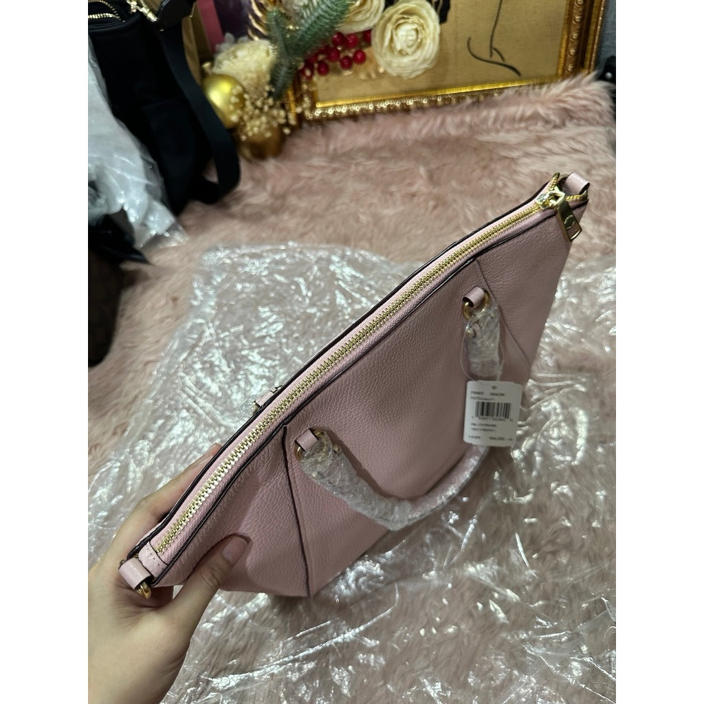 ORIG & IMPORTED CCH Prairie Satchel Bag in Light Pink