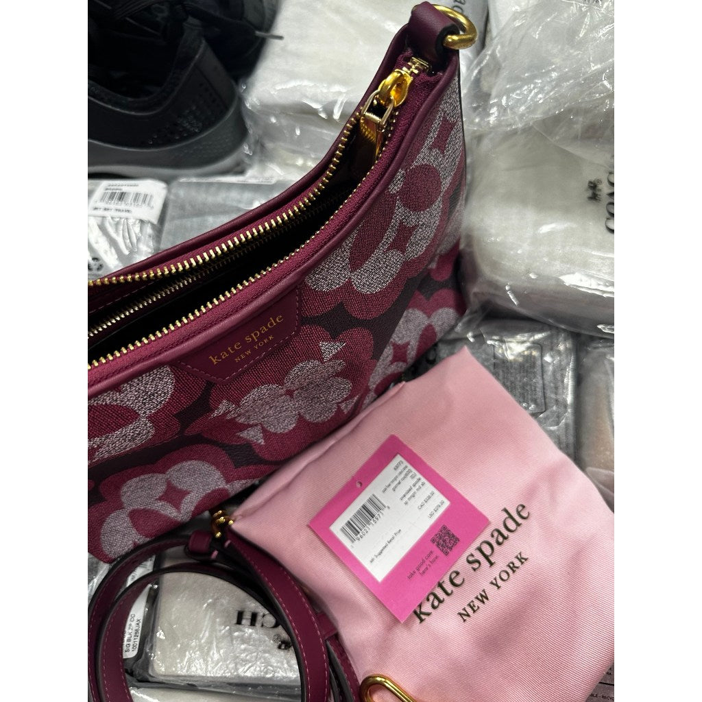 ORIG PRELOVED  KS Reece Small Shoulder Bag Garnet Rose Pink