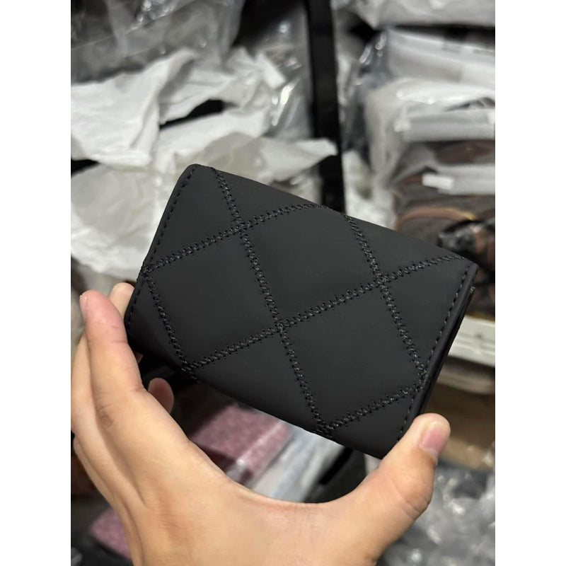 ORIG & IMPORTED TB Willa Matte Card Case Small Black Wallet