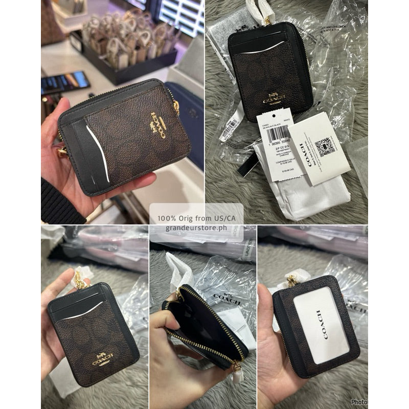 ORIG/IMPORTED ❤️ CCH ZIP CARD CASE WALLET COIN PURSE