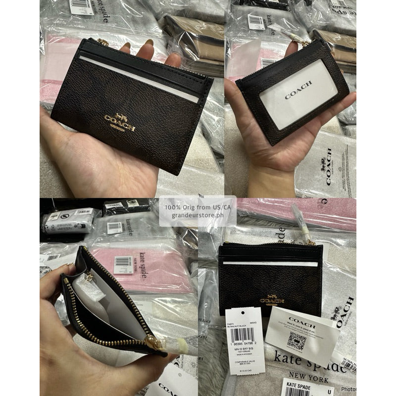 ORIG & IMPORTED Co@ch MINI SKINNY ID CASE CARD HOLDER SMALL WALLET - ORIG, US IMPORTED