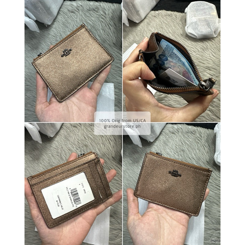 ORIG & IMPORTED Co@ch MINI SKINNY ID CASE CARD HOLDER SMALL WALLET - ORIG, US IMPORTED