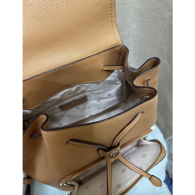 ORIG PRELOVED  KS Darcy Camel Leather Backpack Brown Bag