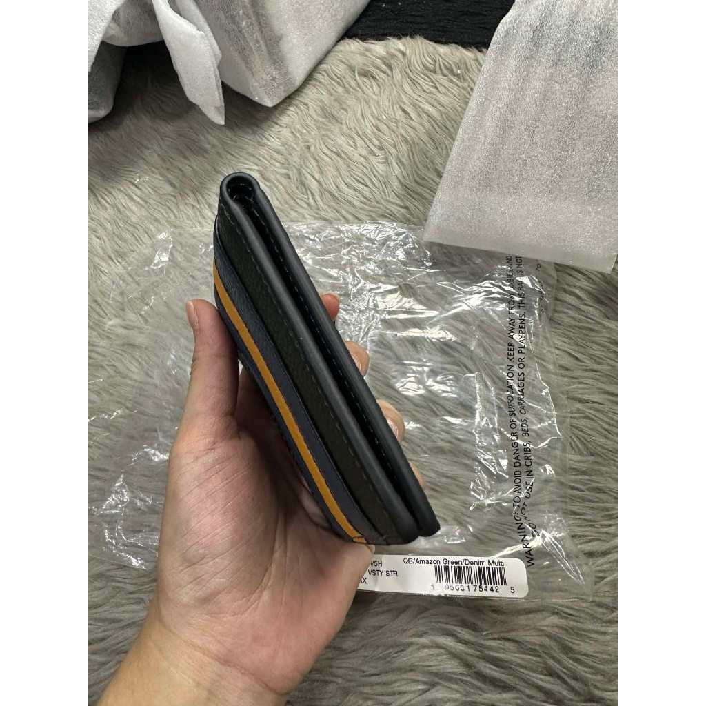 ORIG & IMPORTED CCH Retail Slim Billfold Wallet With Varsity Stripe