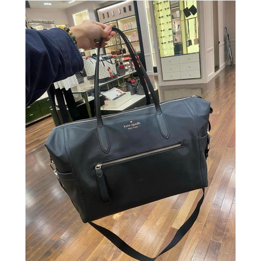 ORIG & IMPORTED KS Chelsea Weekender Travel Nylon Large Bag Black