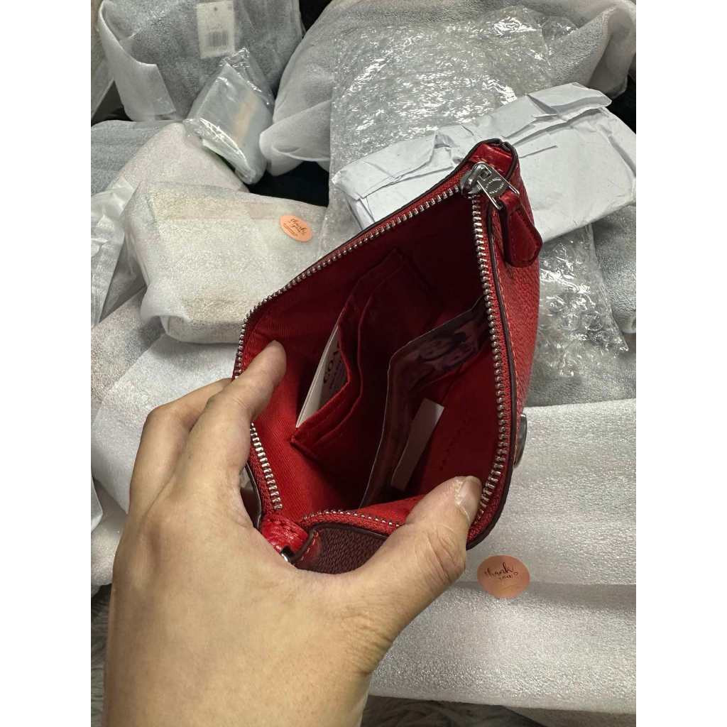 ORIG & IMPORTED CCH Medium Red Wristlet