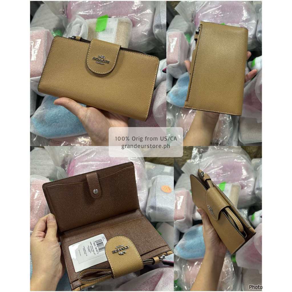 ORIG & IMPORTED CCH Phone Tech Long Wallet Brown Black