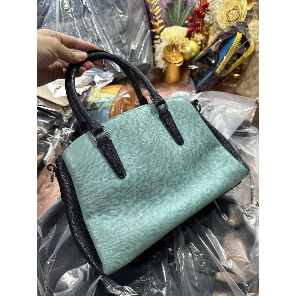 ORIG Preloved CCH Mini Sage Carryall Colorblock Blue