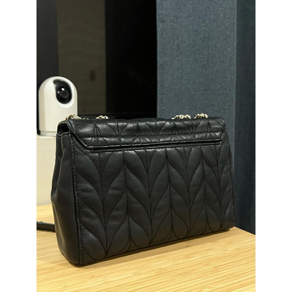 ORIG Preloved KS Medium Briar Lane Quilted Emelyn Black Bag