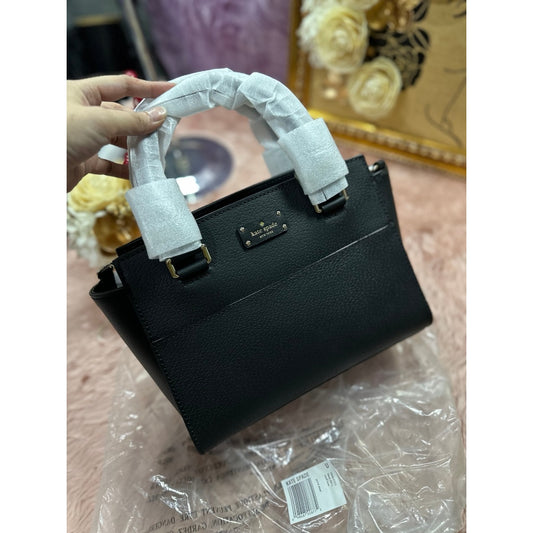 ORIG & IMPORTED KS Lana Satchel Black Bag