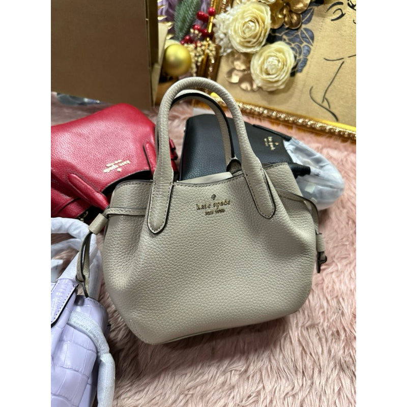 ORIG & IMPORTED KS Dumpling Mini Satchel Bag Black Red Lilac Sand Beige Grey