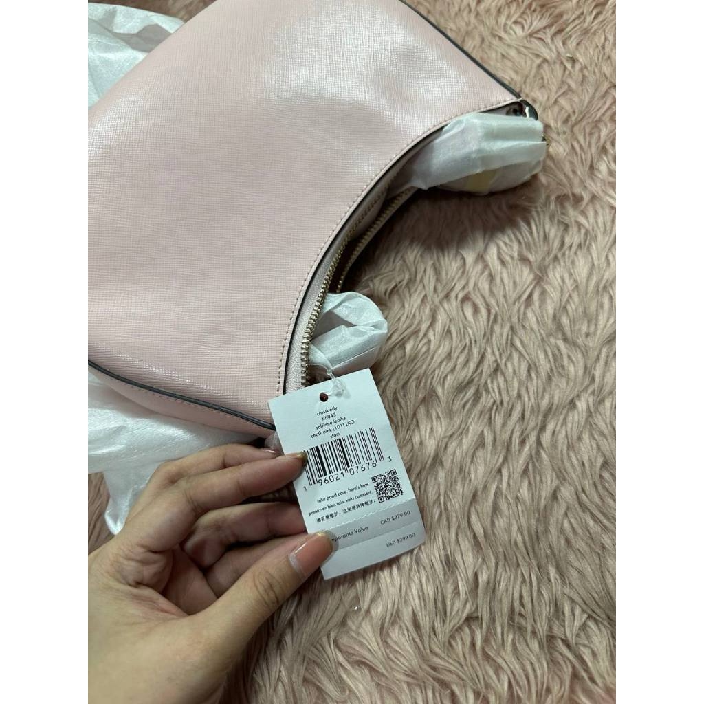 ORIG & IMPORTED KS Staci Moon Hobo Shoulder Crossbody Bag Pink