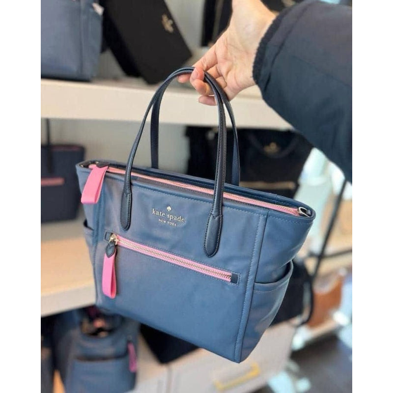 DISCONTINUED ‼️ NO RESTOCK!! ORIG & IMPORTED KS Chelsea Medium Satchel Nylon Bag Black