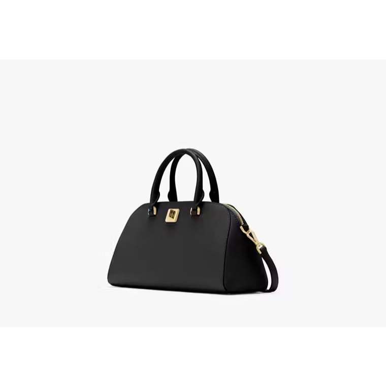 ORIG & IMPORTED KS Phoebe East West Satchel Medium Black Bag