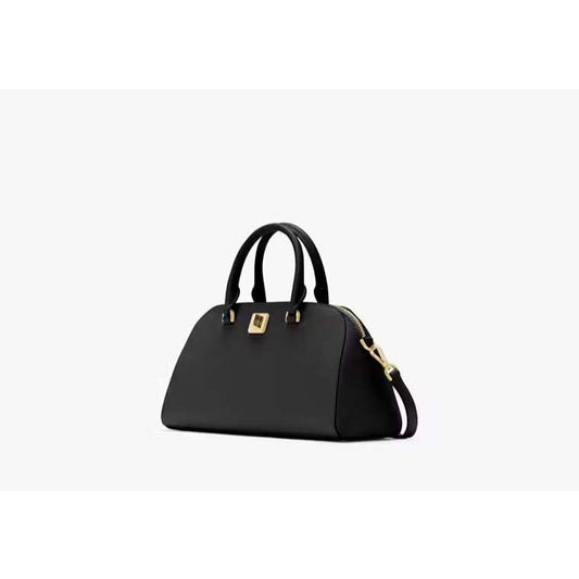 ORIG & IMPORTED KS Phoebe East West Satchel Medium Black Bag