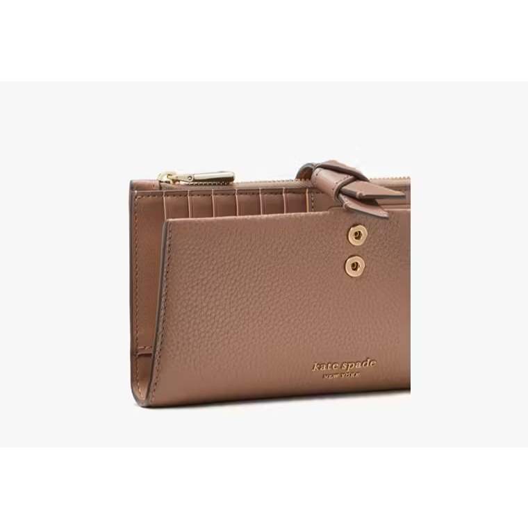 ORIG & IMPORTED KS Knott Zip Slim Long Wallet Brown