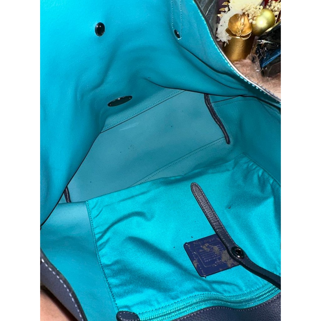 ORIG Preloved CCH Market Large Tote Blue Bag
