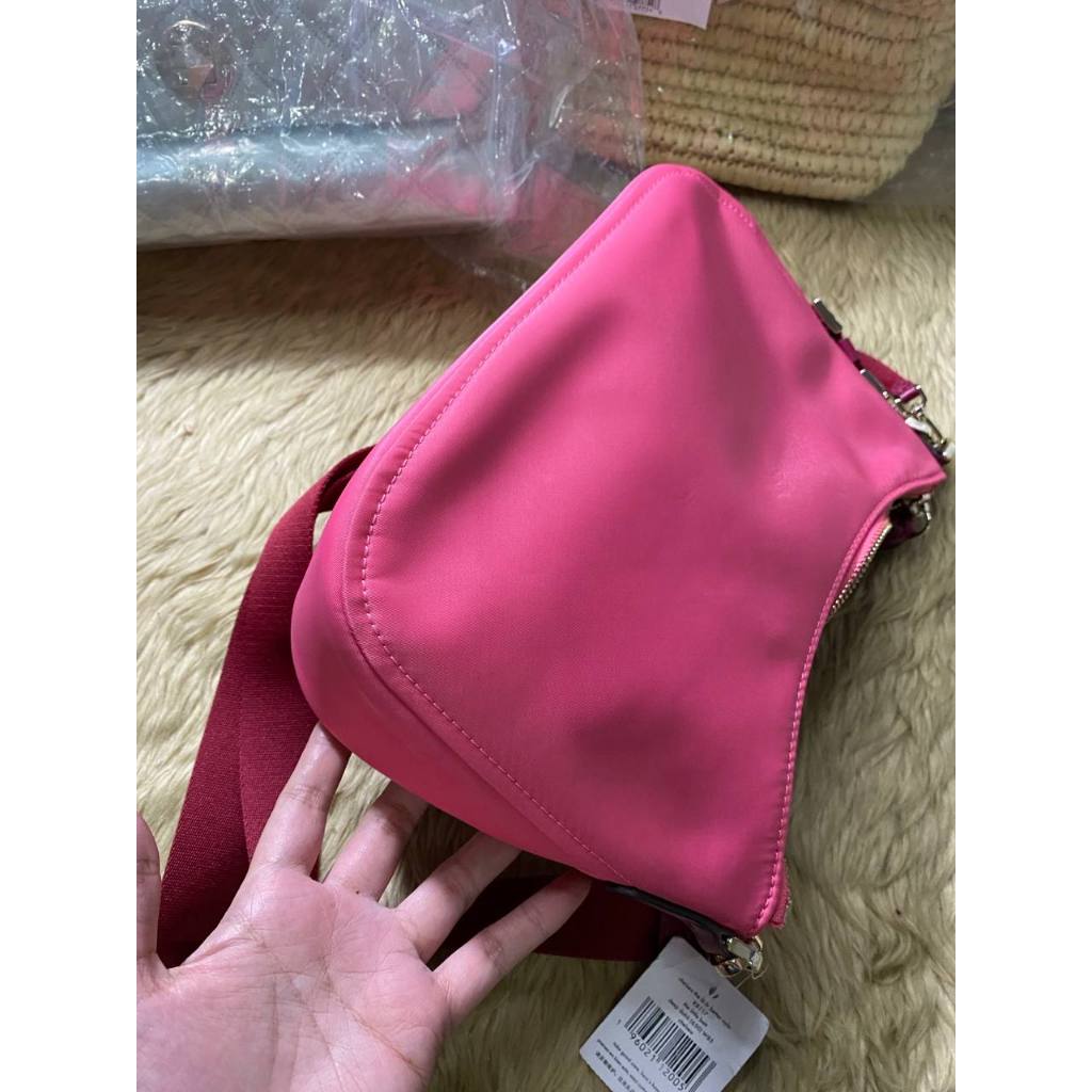 ORIG & IMPORTED KS Chelsea Nylon Bag w/ Coin Purse Pink