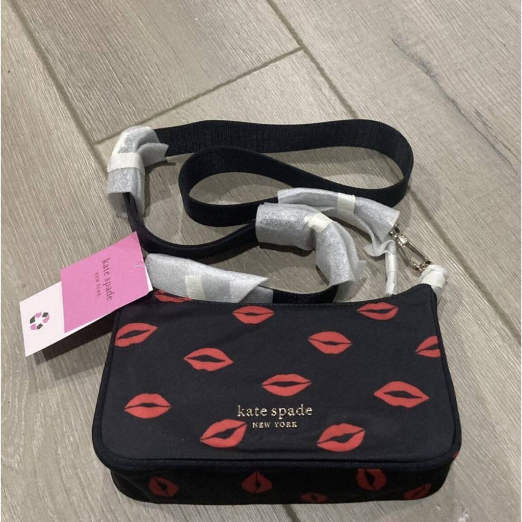 ORIG & IMPORTED KS The Little Better Sam Kisses Small Crossbody Bag Black Nylon