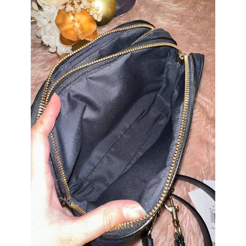 ORIG Preloved CCH Jes Crossbody Brown Bag In Signature Canvas Floral Print