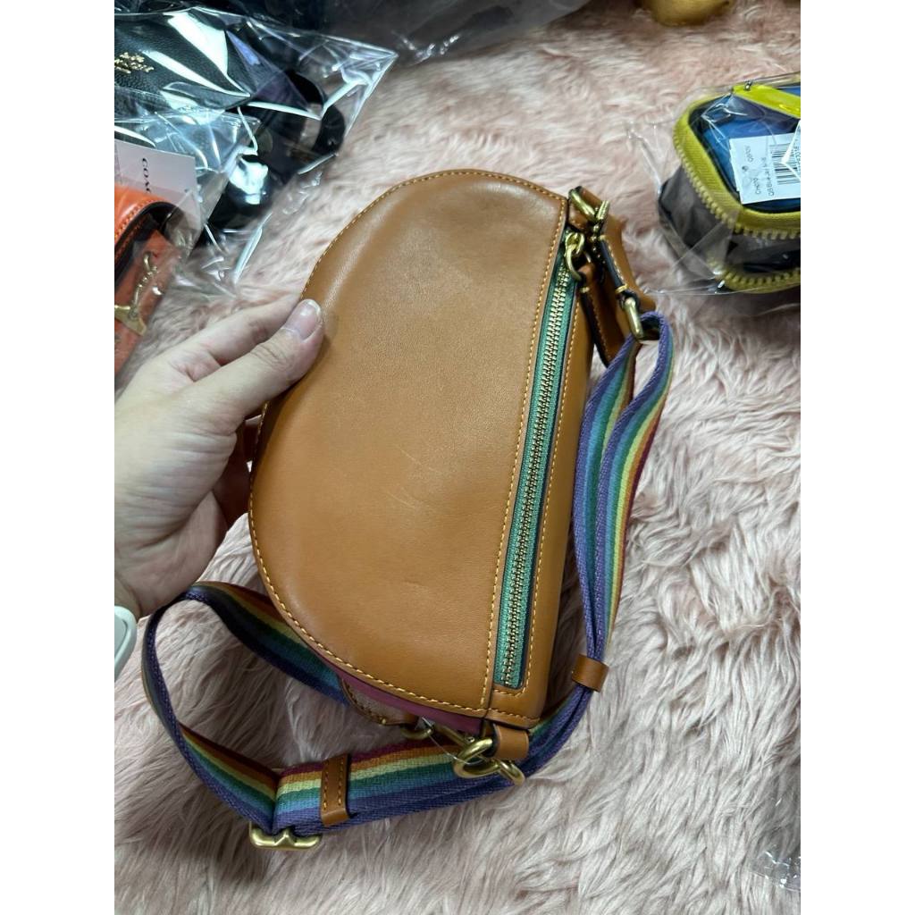 ORIG & IMPORTED CCH Retail Bethany Belt Bag With Rainbow Quilting