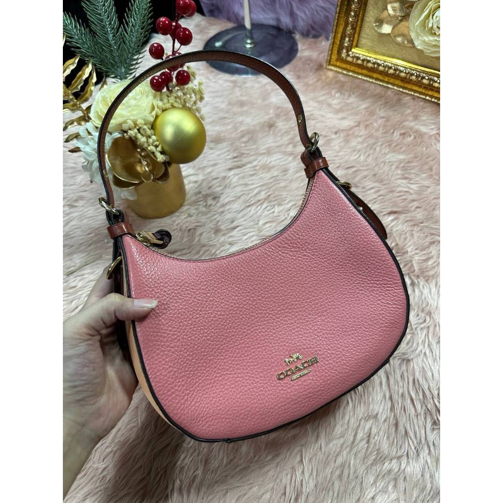 ORIG Preloved CCH Kleo Hobo Shoulder Peach Bag