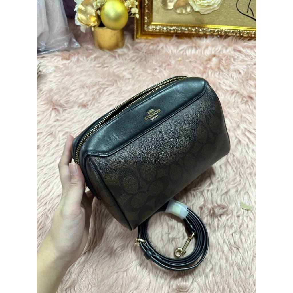 ORIG Preloved CCH RARE Mini Bennett Crossbody Small Brown Bag