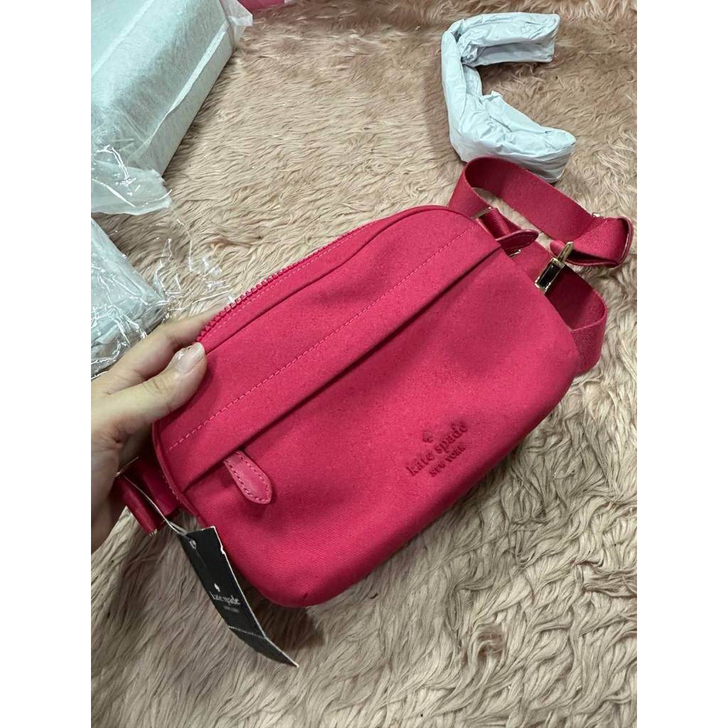 ORIG & IMPORTED KS Chelsea Red Belt Bag Nylon