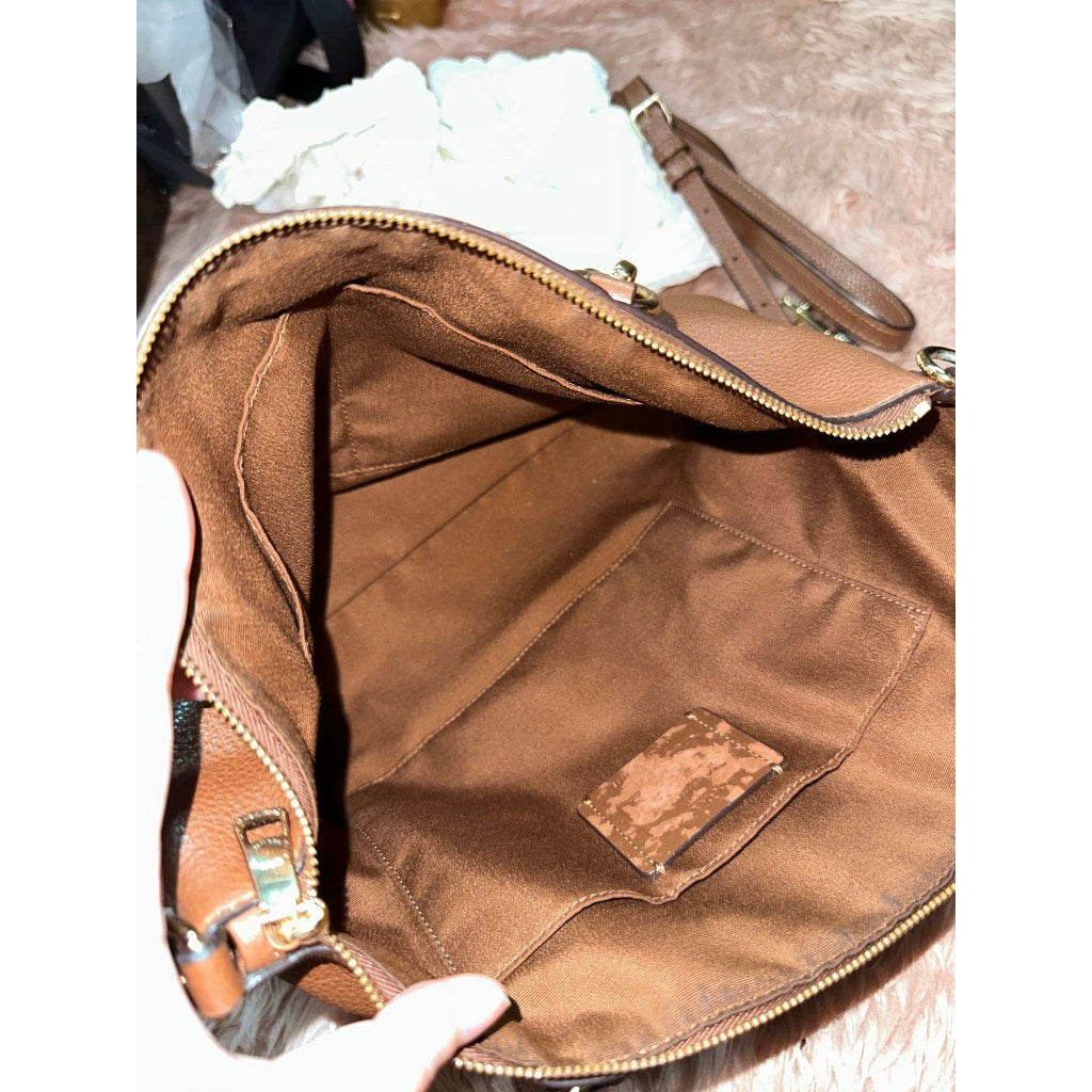 ORIG Preloved CCH Small Kelsey Satchel Brown Bag