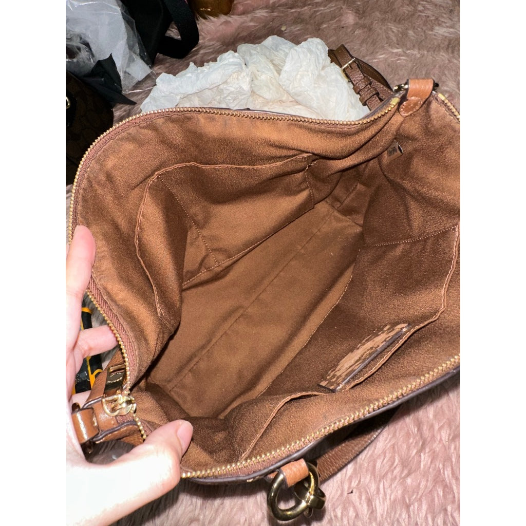 ORIG Preloved CCH Small Kelsey Satchel Brown Bag