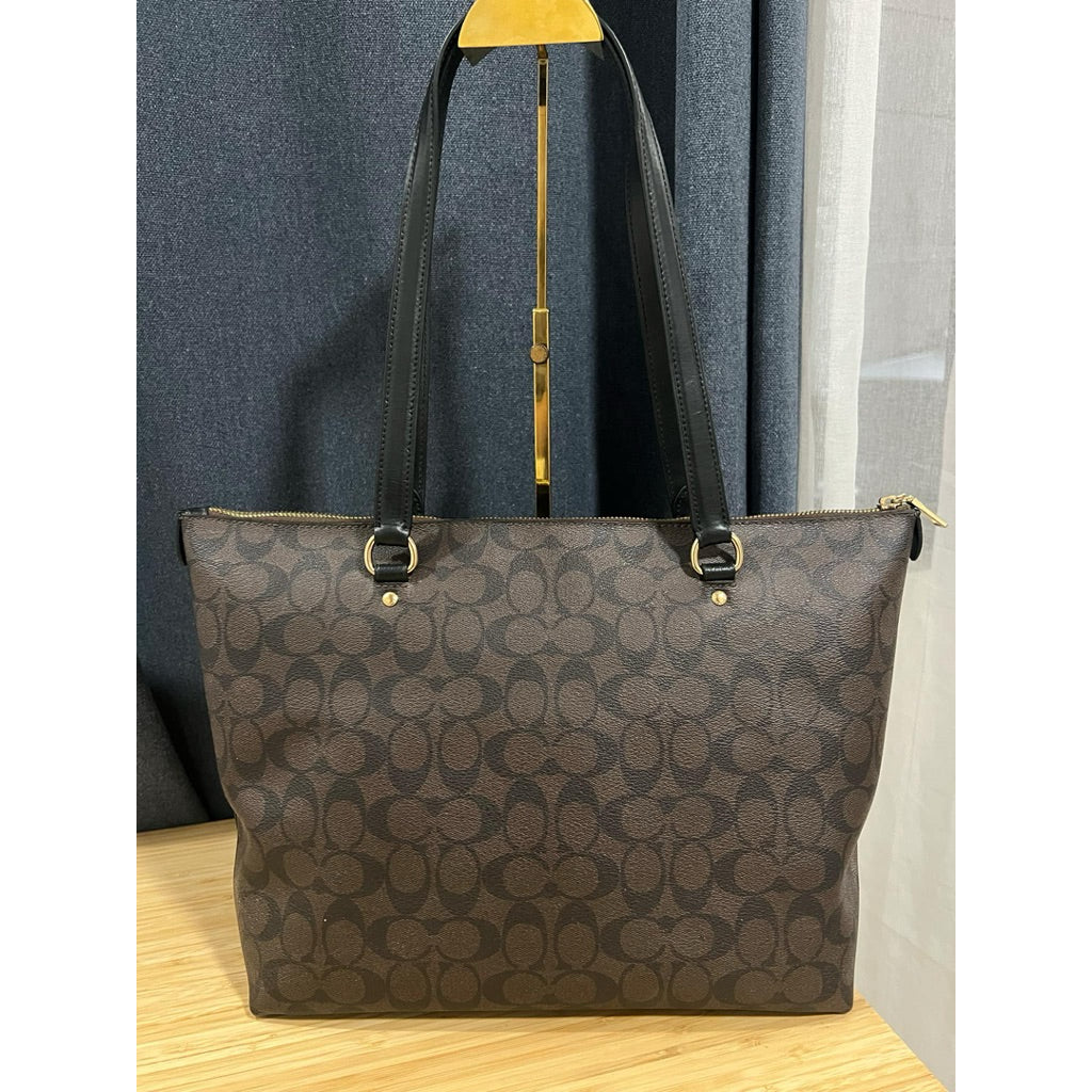ORIG Preloved CCH Gallery Large Tote In Signature Canvas Brown