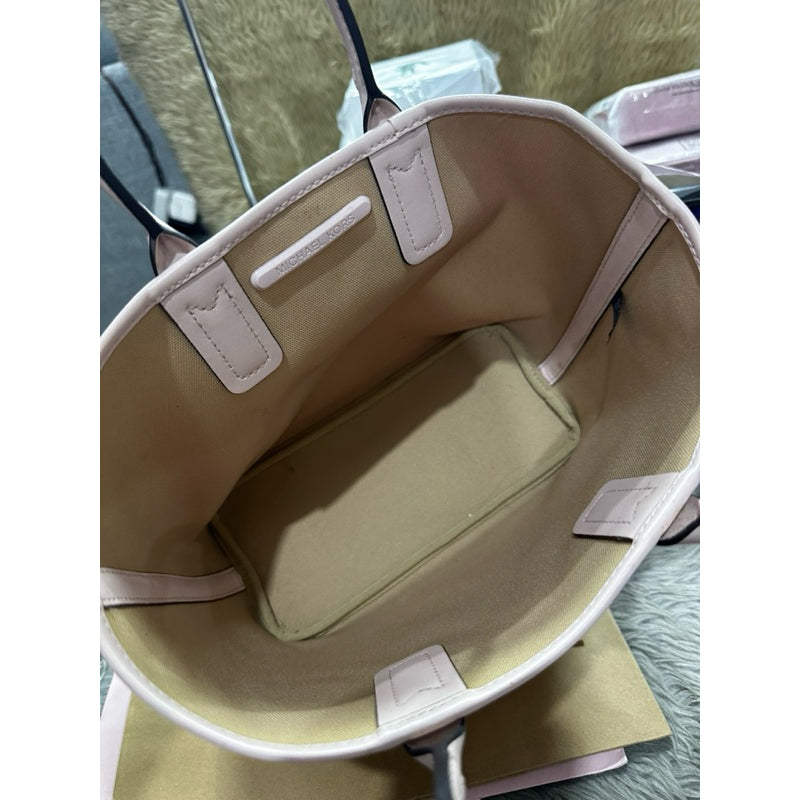 MK Jodie Small Logo Jacquard Tote Bag