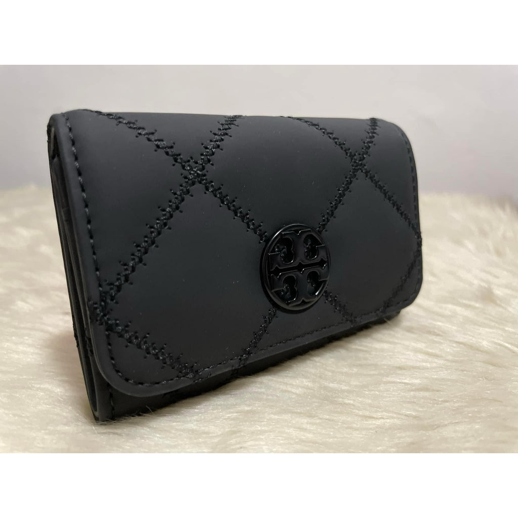 ORIG & IMPORTED TB Willa Matte Card Case Small Black Wallet