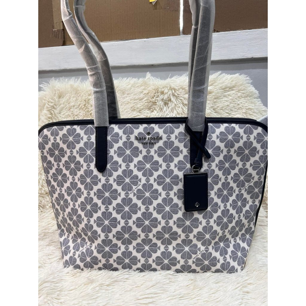 ORIG & IMPORTED KS Signature Spade Flower Large Tote Bag
