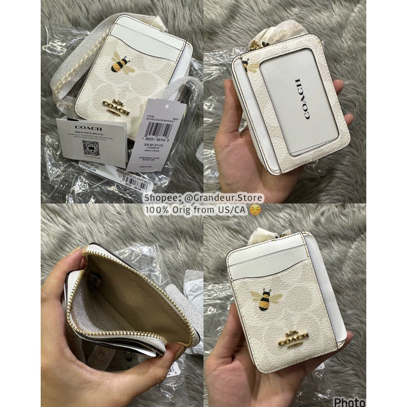 ORIG/IMPORTED ❤️ CCH ZIP CARD CASE WALLET COIN PURSE