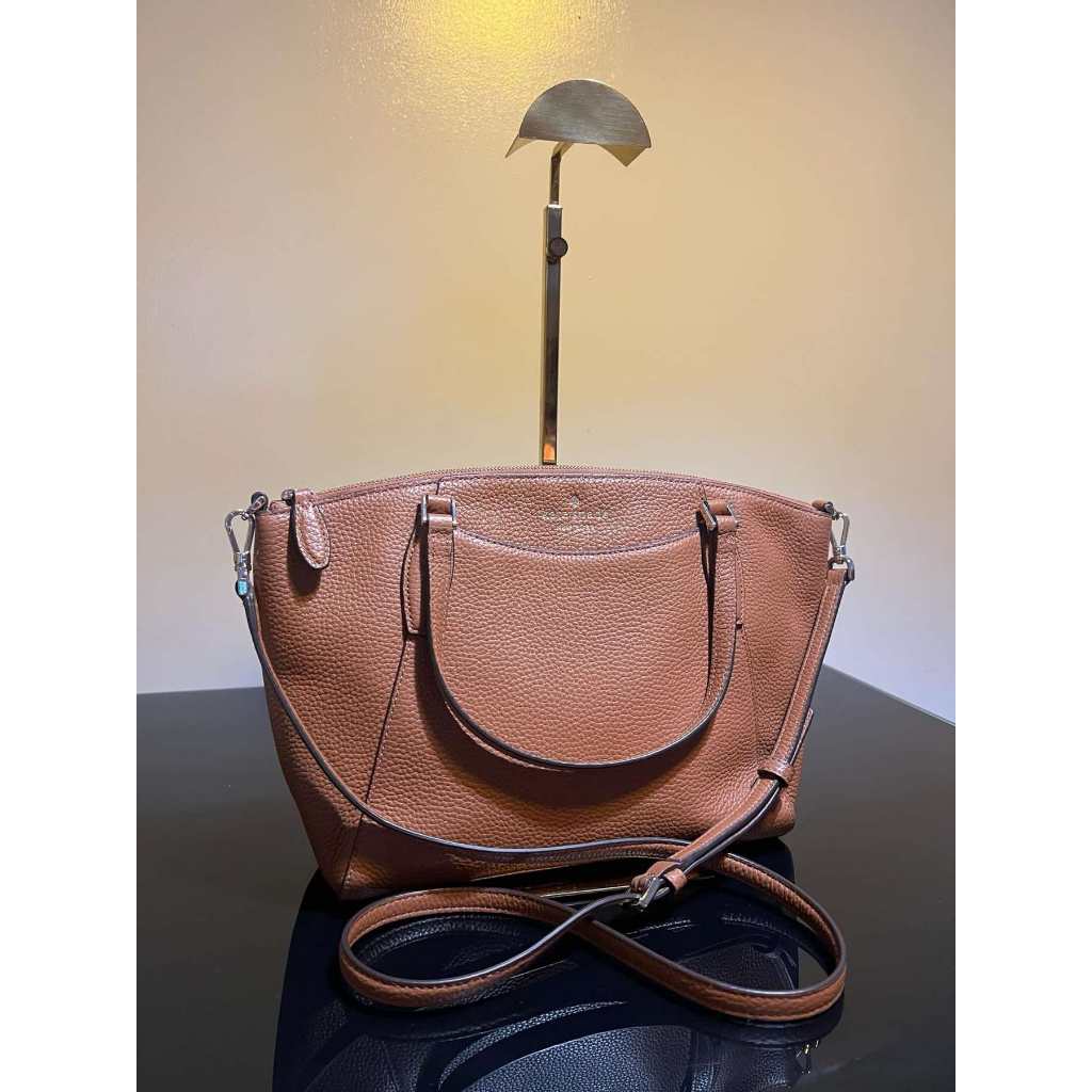 ORIG PRELOVED  KS Monica Satchel Small Brown Bag