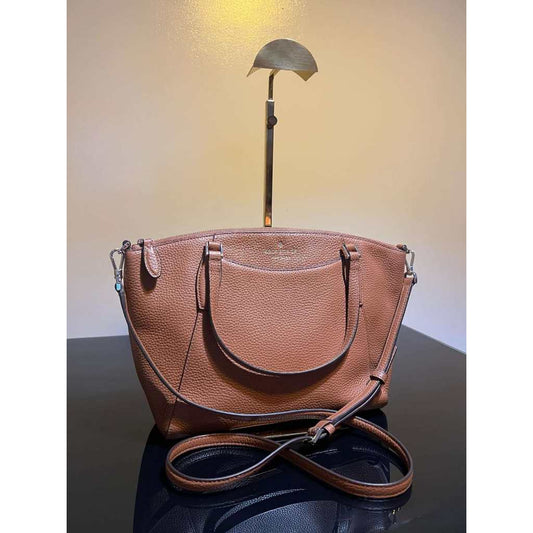 ORIG PRELOVED  KS Monica Satchel Small Brown Bag