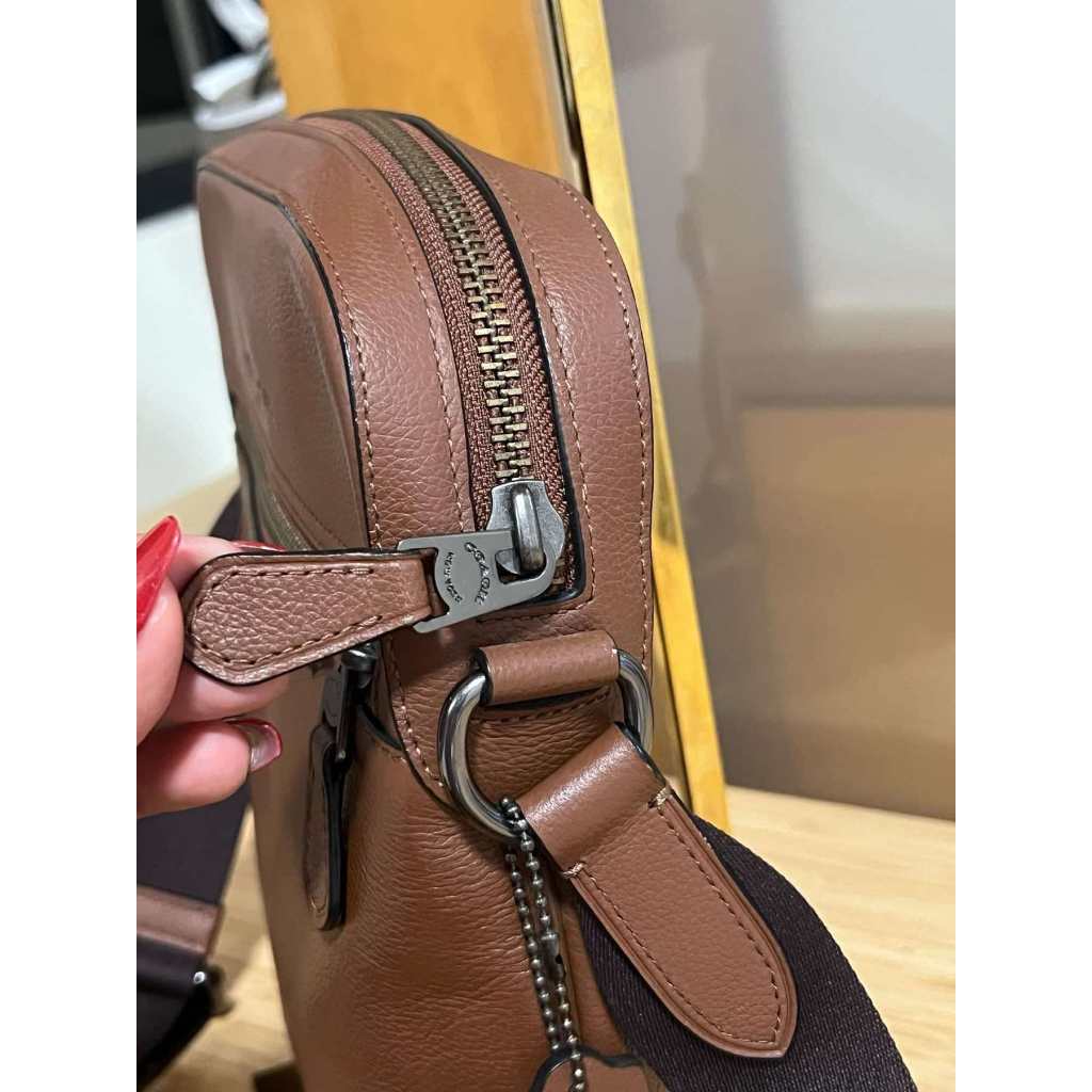 ORIG Preloved CCH Houston Flight Men's Bag Brown