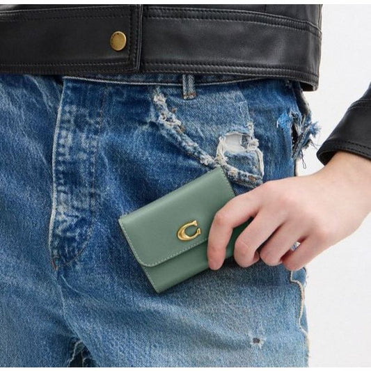 ORIG & IMPORTED CCH Retail Essential Card Holder 2 in 1 Small Wallet Blue Green