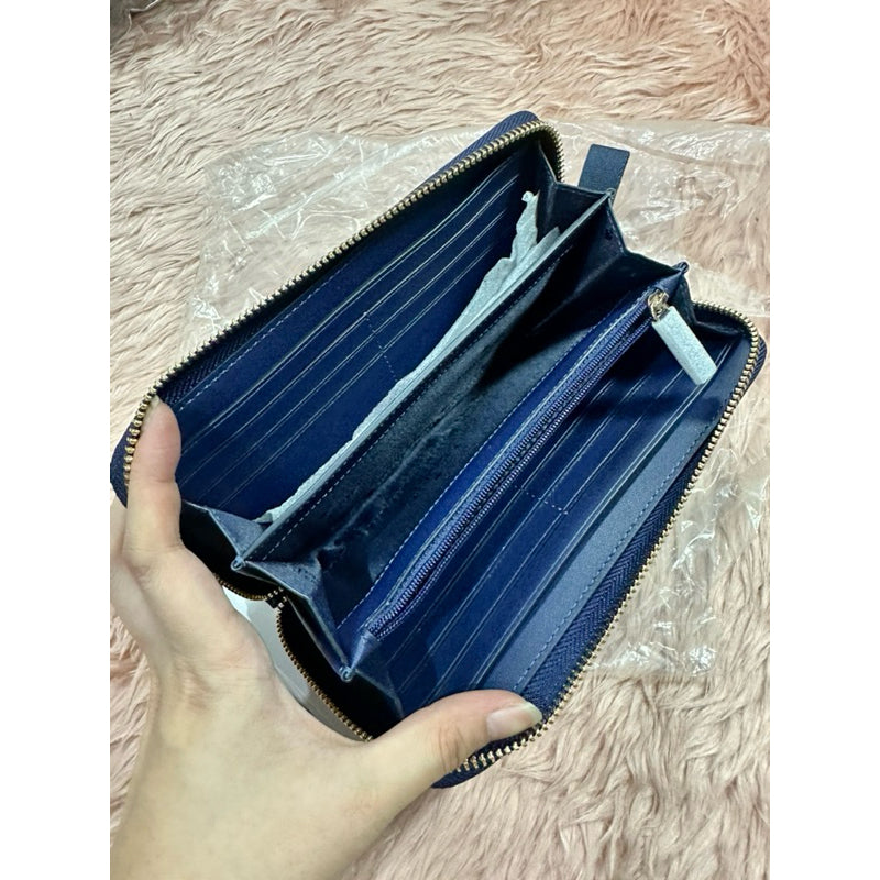 ORIG & IMPORTED KS Chelsea Nylon Large Continental Long Wallet BLACK