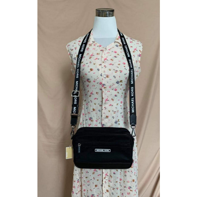 ORIG Preloved MK Medium Nylon Camera Bag Black