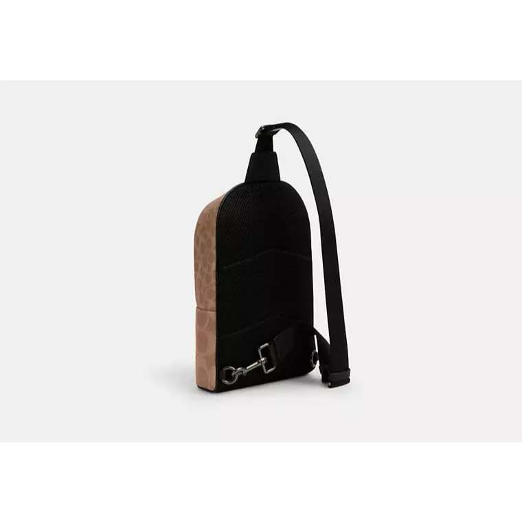 ORIG & IMPORTED CCH West Pack In Blocked Signature Canvas Men Brown Body Bag